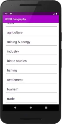 UNEB Geography android App screenshot 3